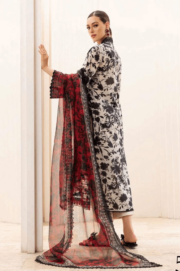 3 Piece Unstitched Digital Printed Khaddar Suit ( Printed Khaddar Dupatta )