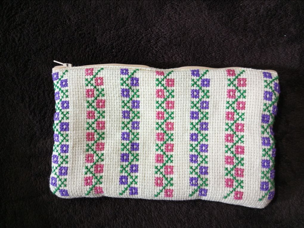 Cross stitch multi purpose pouches