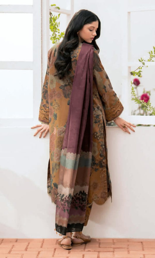 3 Piece Unstitched Digital Printed Khaddar Suit ( Printed Khaddar Dupatta )