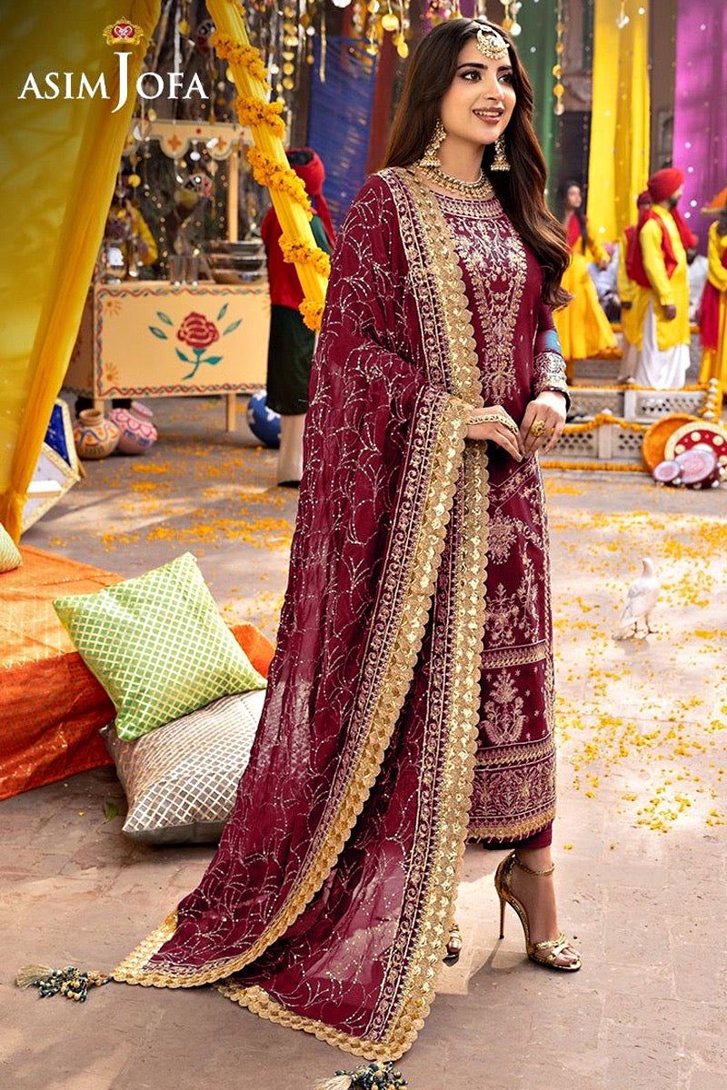 BRAND:ASIM JOFA wedding embroidered