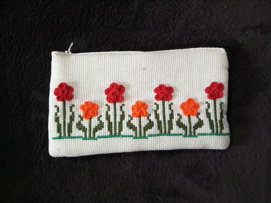 Cross stitch multi purpose pouches
