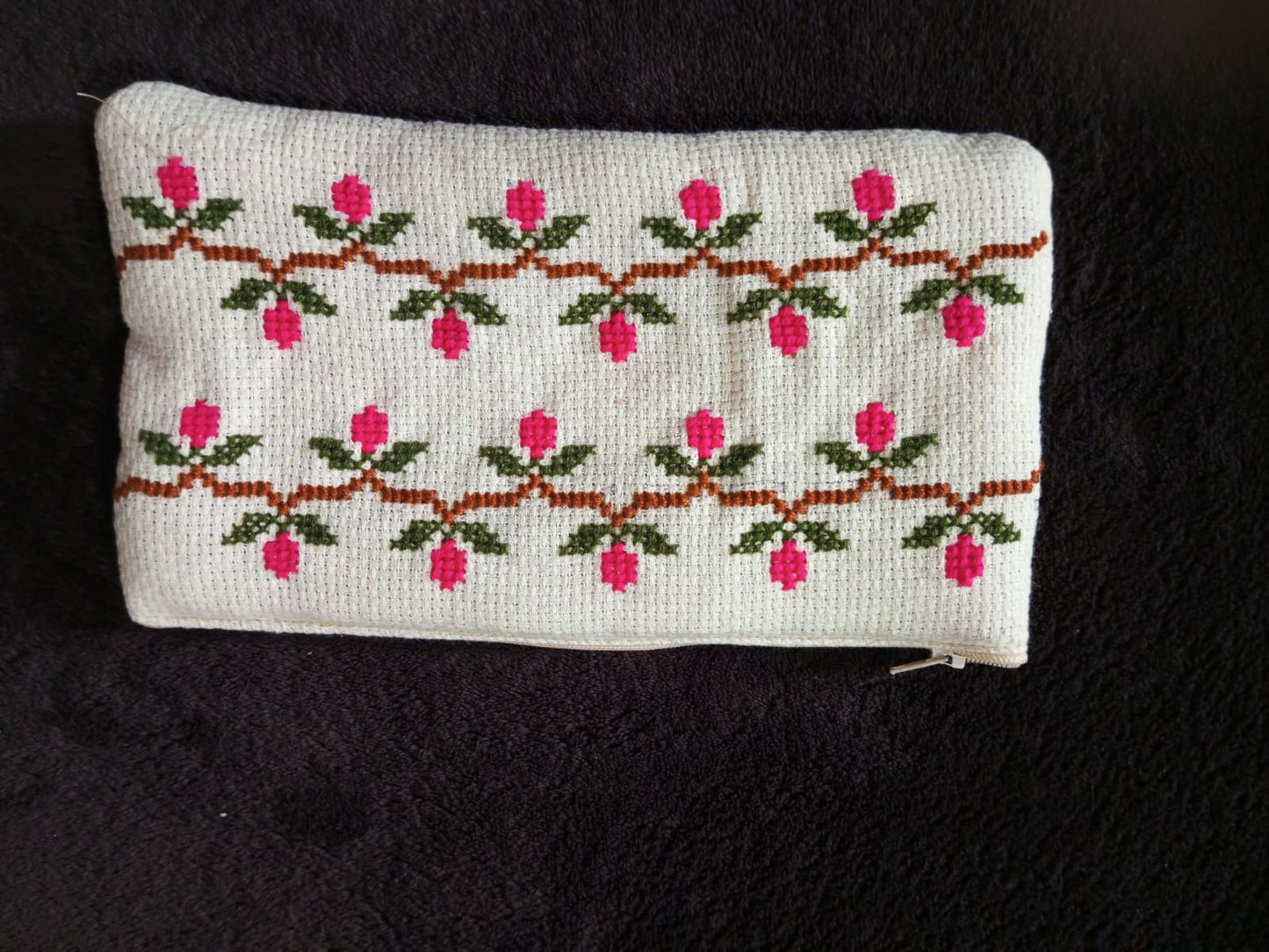 Cross stitch multi purpose pouches